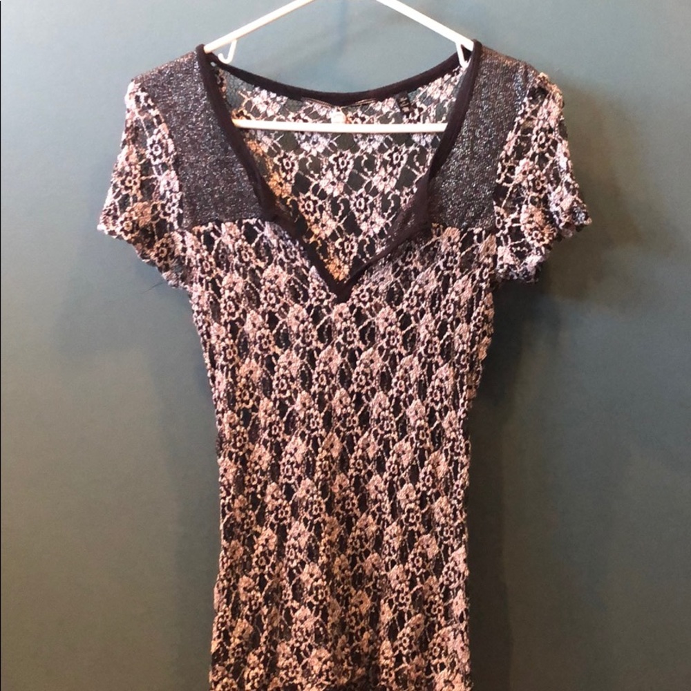 BKE See-through lace top